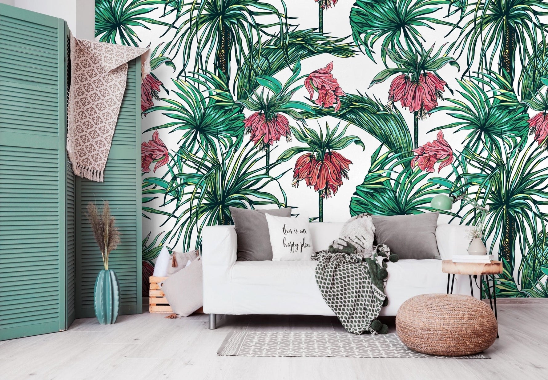 Tropical Paradise Wallpaper - B114 - WallTrend