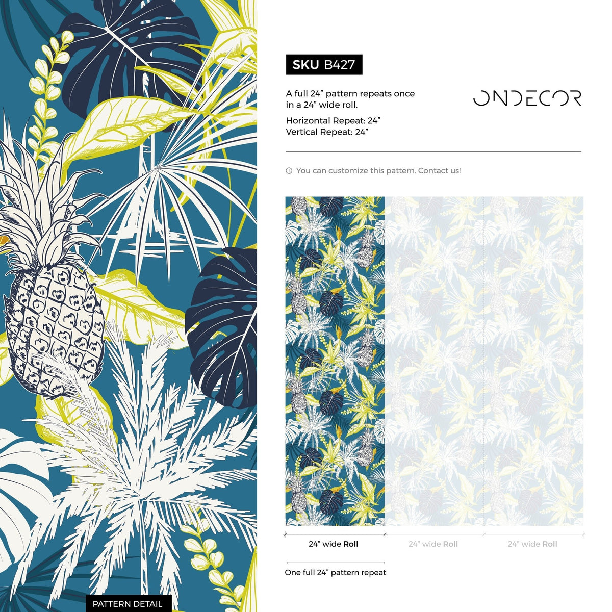 Tropical Paradise Wallpaper - B427 - WallTrend