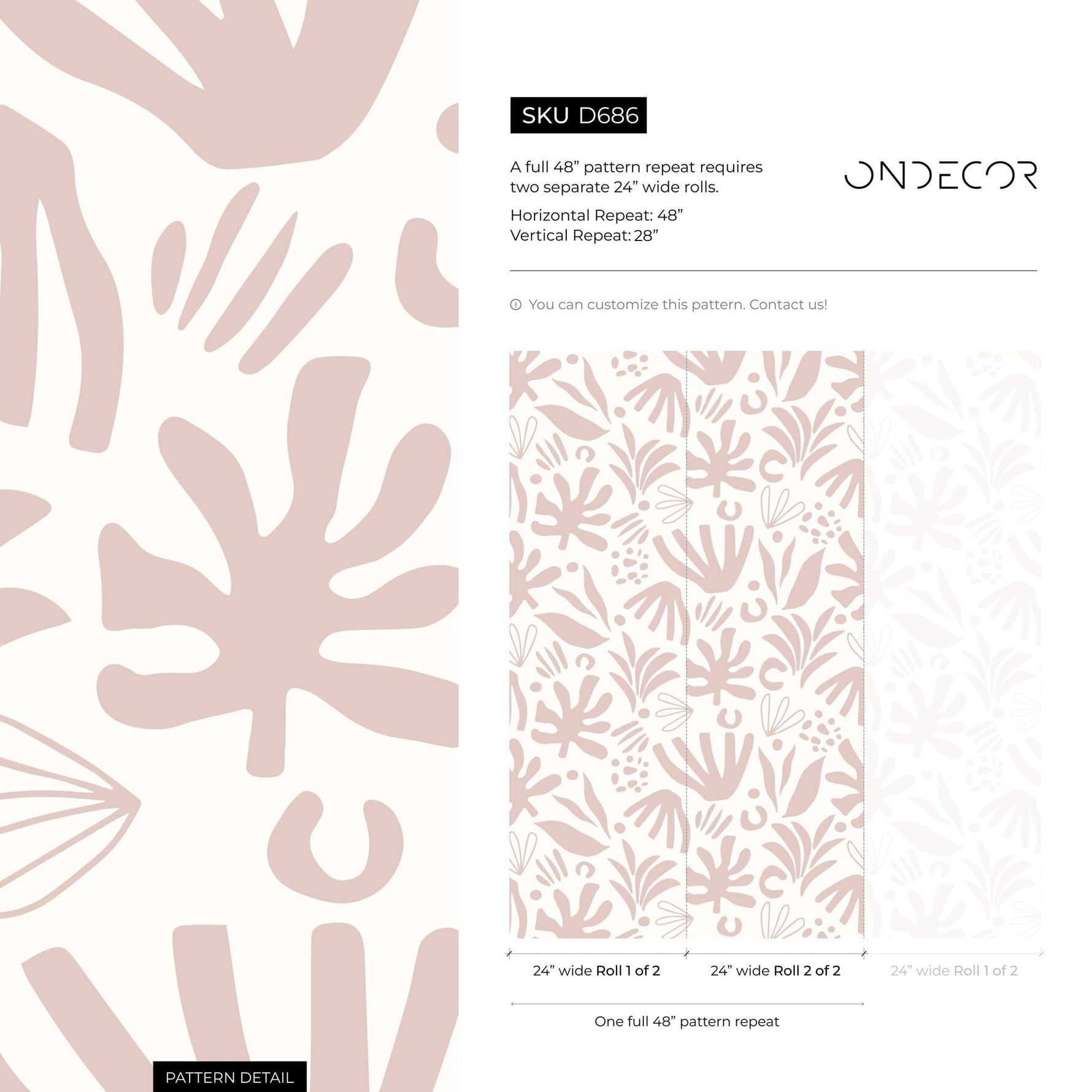 Tropical Purity Wallpaper - D686 - WallTrend