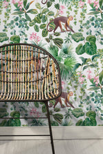 Tropical Rainforest Monkeys Wallpaper - C797 - WallTrend