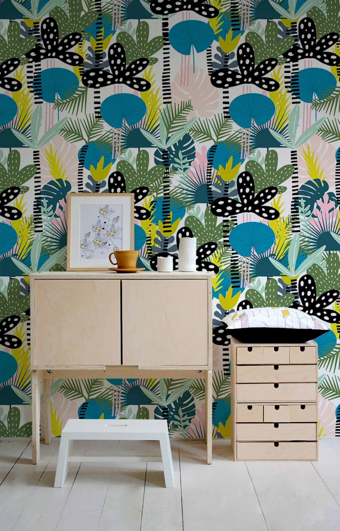 Tropical Rainforest Wallpaper - B014 - WallTrend
