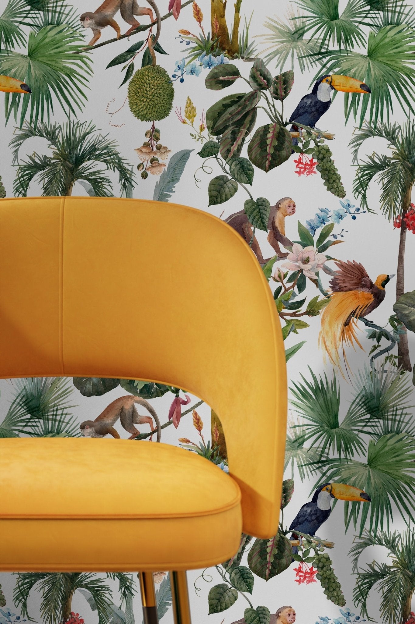 Tropical Safari Wallpaper - C799 - WallTrend