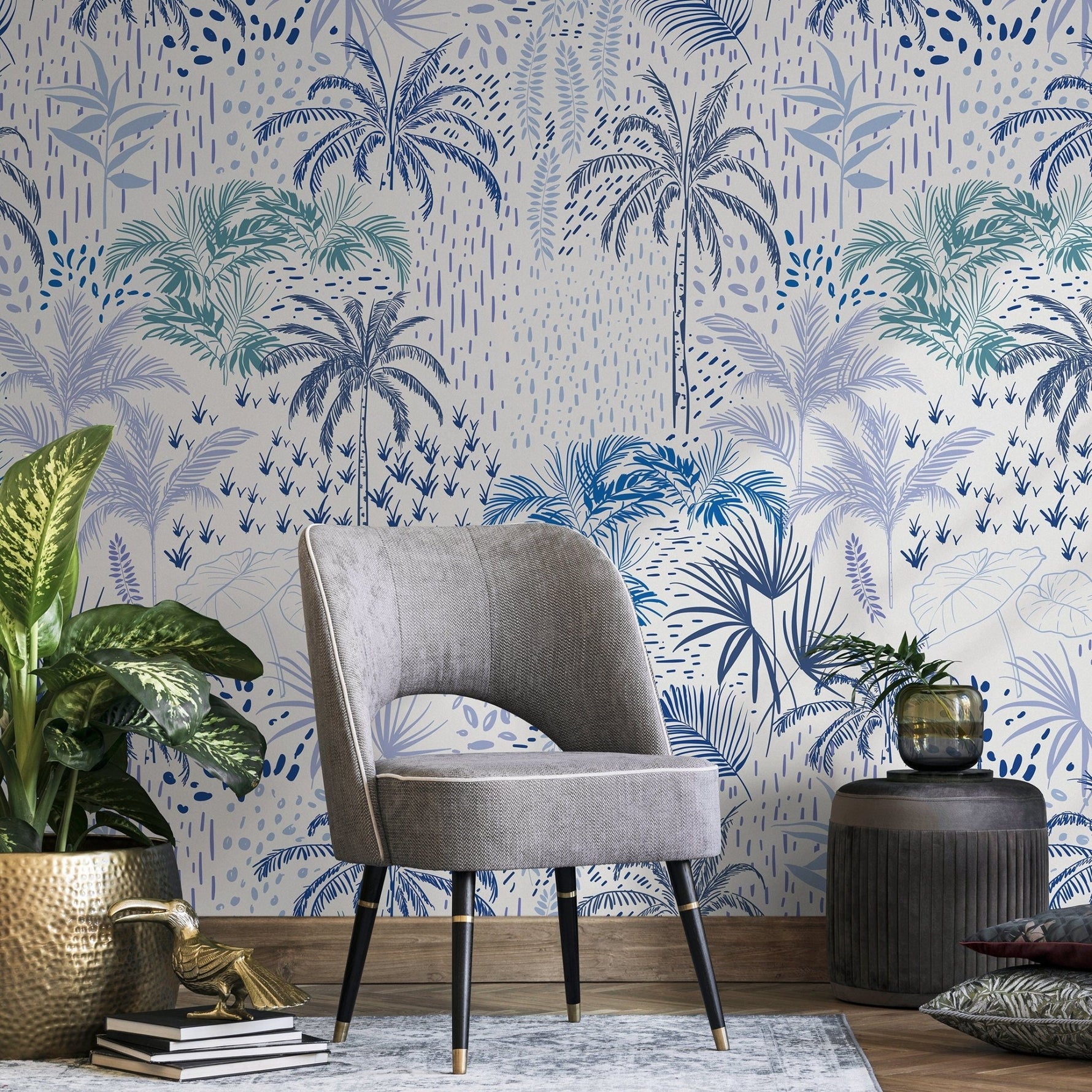 Tropical Serenity Wallpaper - B089 - WallTrend