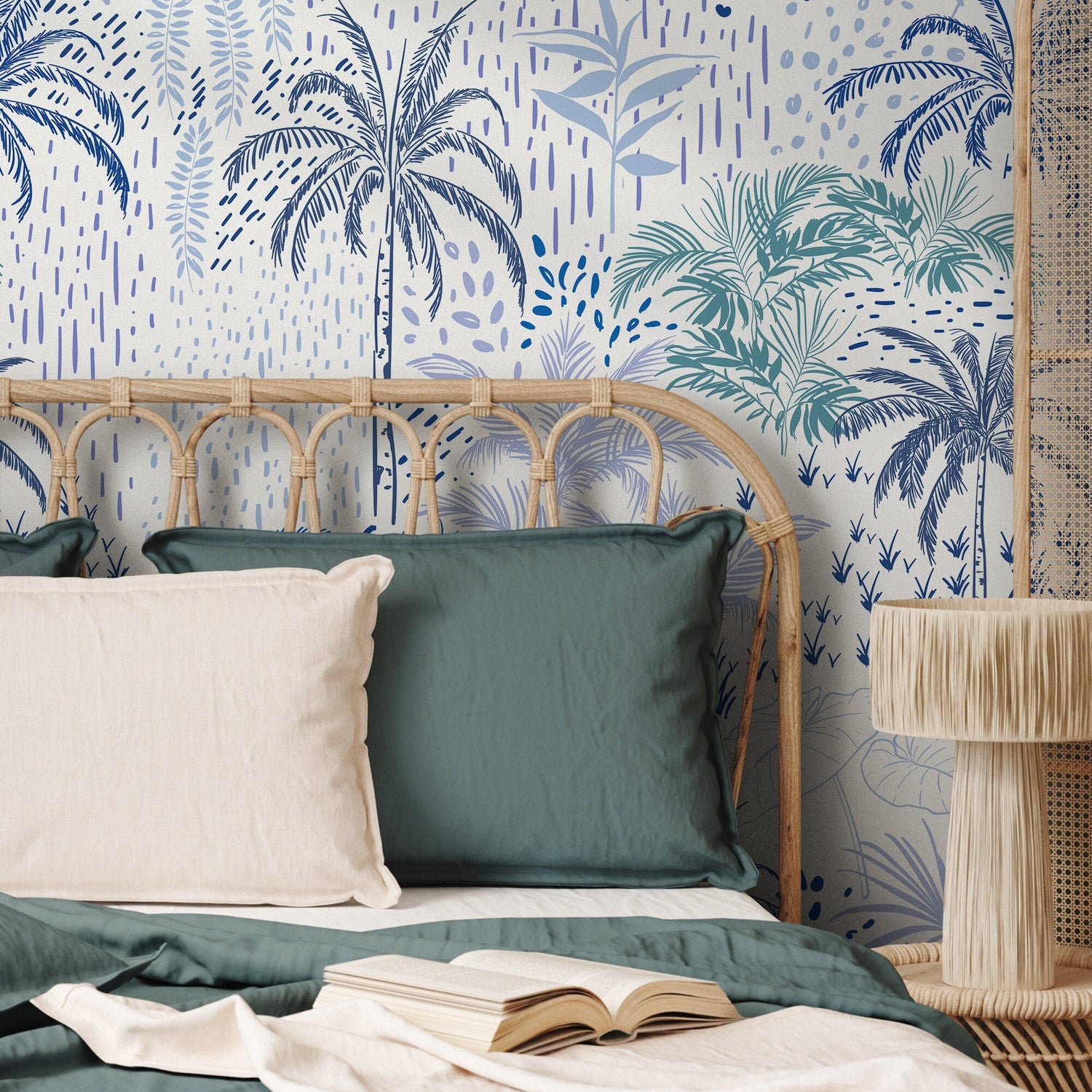 Tropical Serenity Wallpaper - B089 - WallTrend