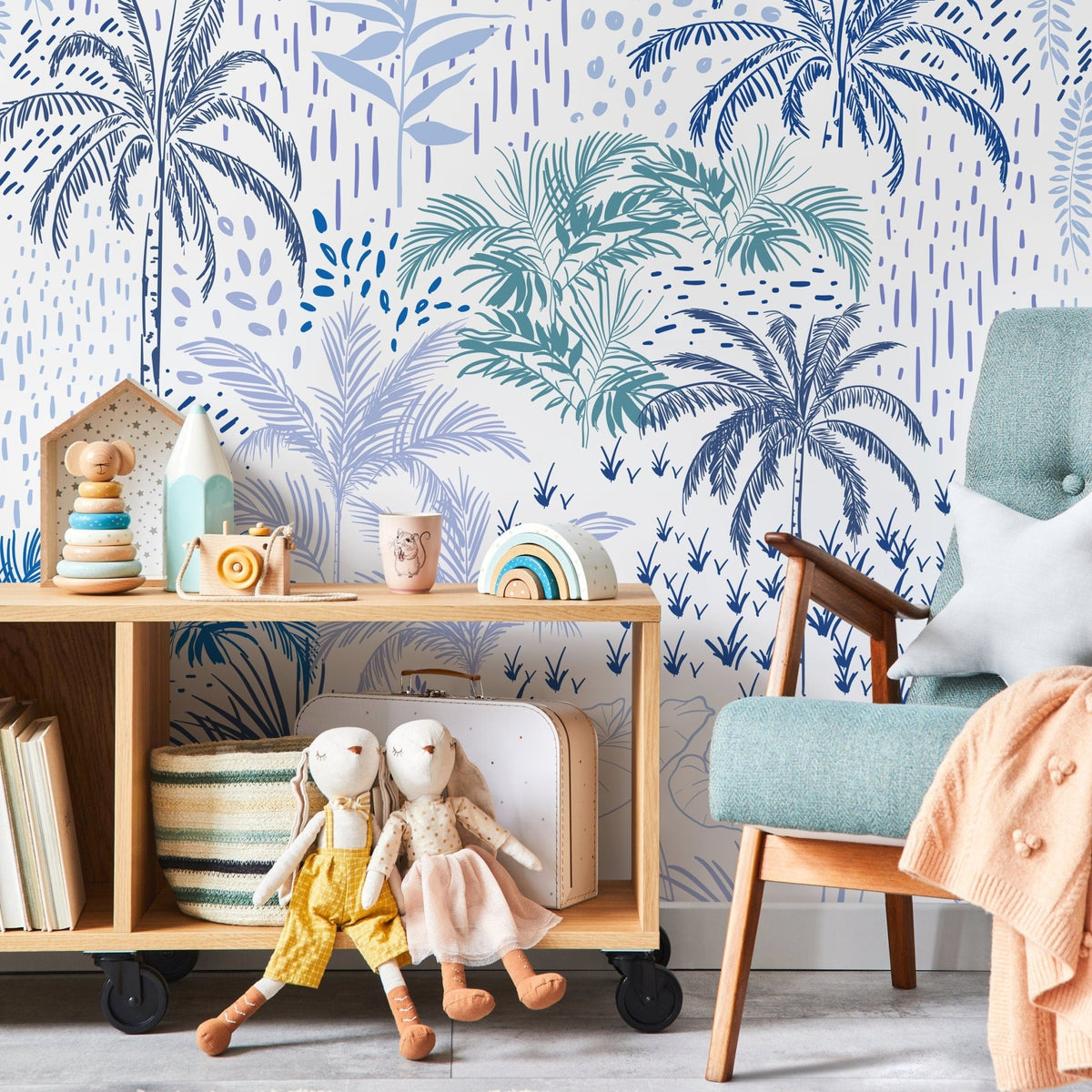 Tropical Serenity Wallpaper - B089 - WallTrend