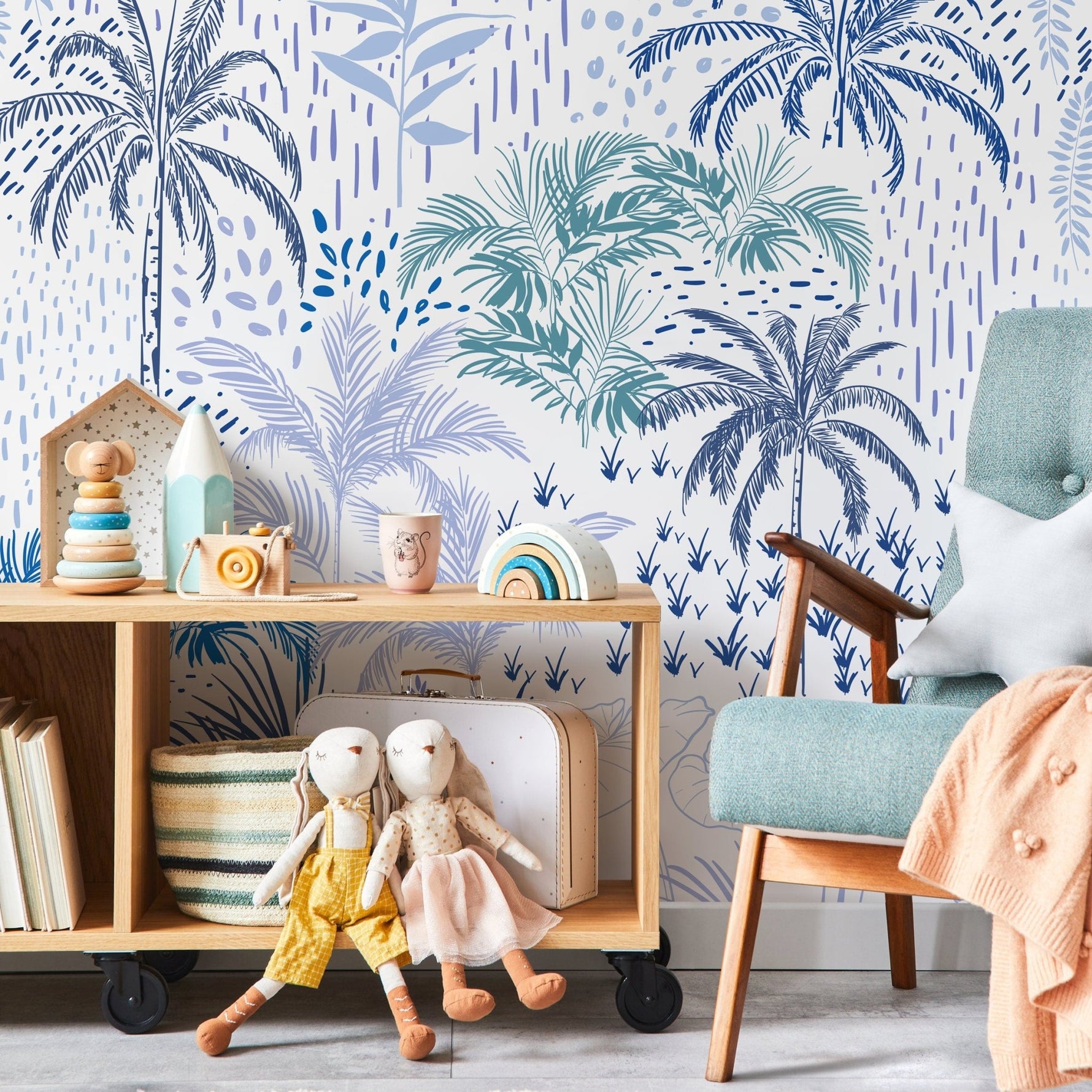 Tropical Serenity Wallpaper - B089 - WallTrend
