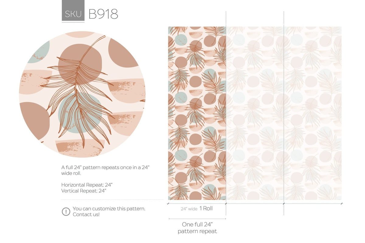 Tropical Serenity Wallpaper - B918 - WallTrend