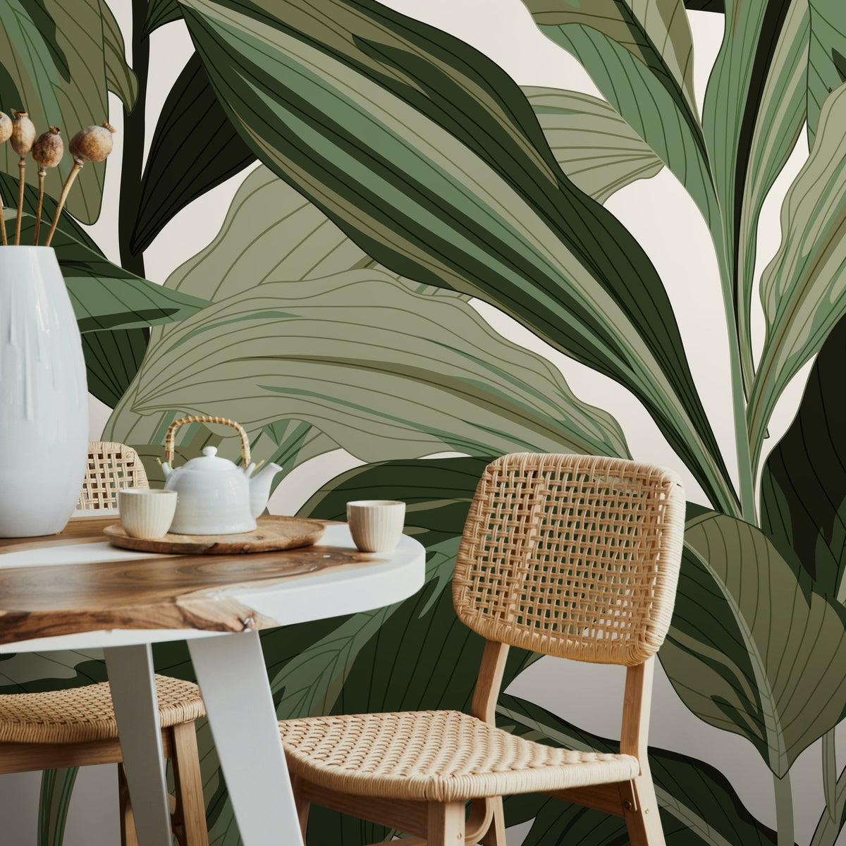 Tropical Serenity Wallpaper - C199 - WallTrend