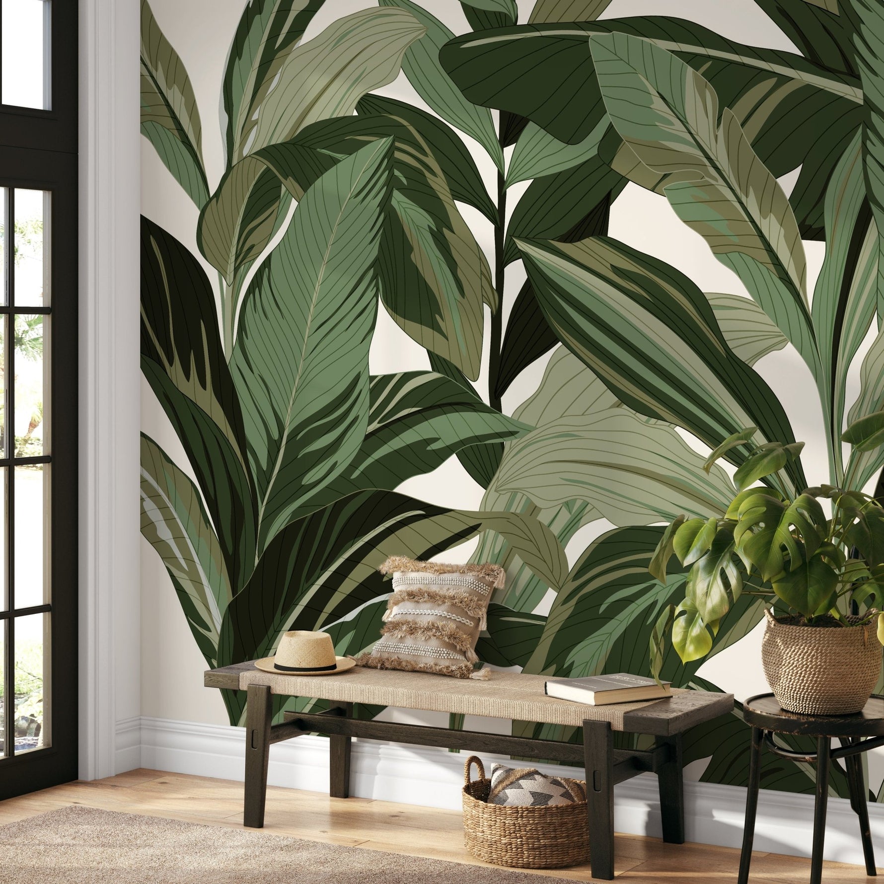 Tropical Serenity Wallpaper - C199 - WallTrend