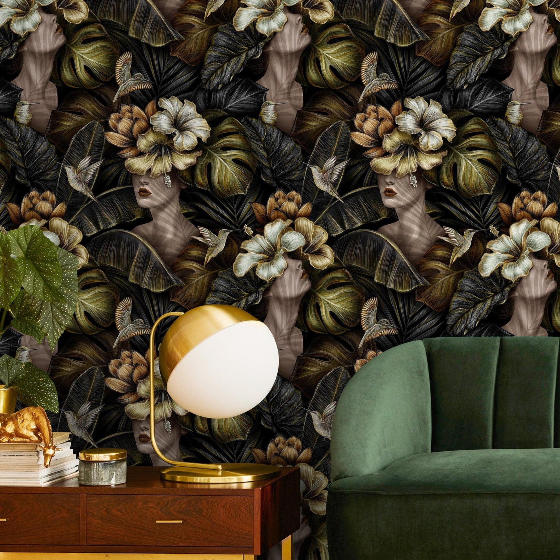 Tropical Serenity Wallpaper - C399 - WallTrend