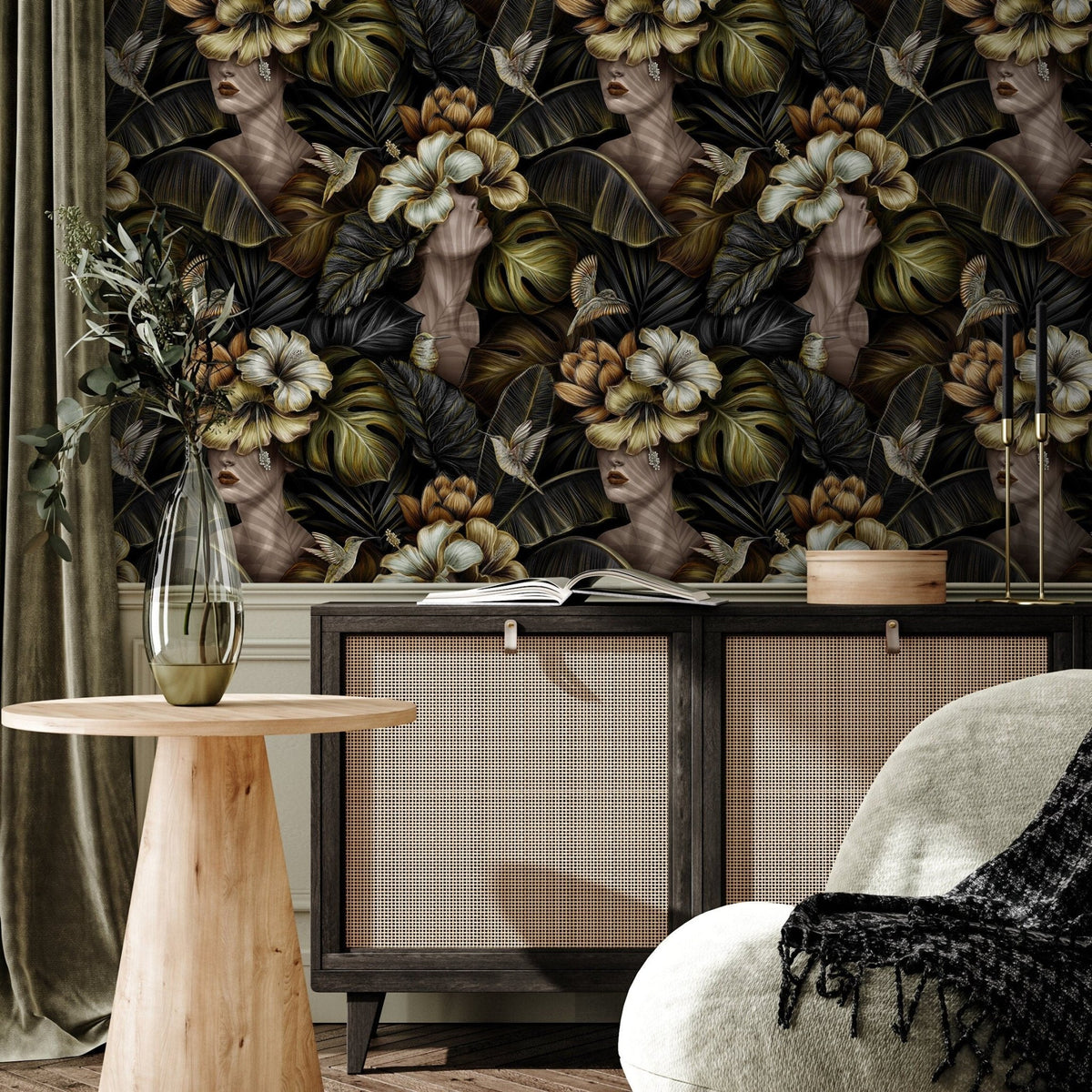 Tropical Serenity Wallpaper - C399 - WallTrend