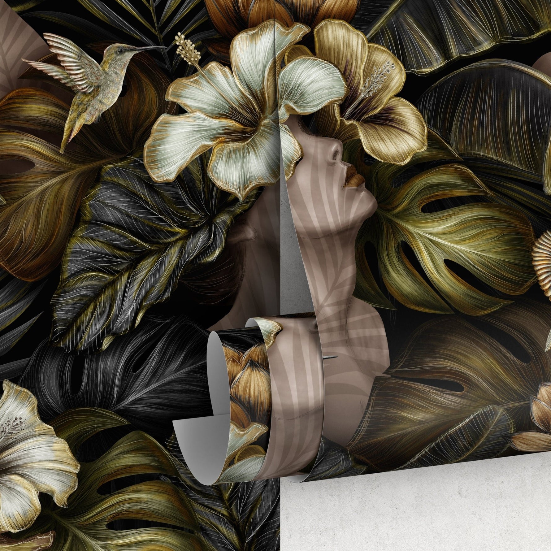 Tropical Serenity Wallpaper - C399 - WallTrend