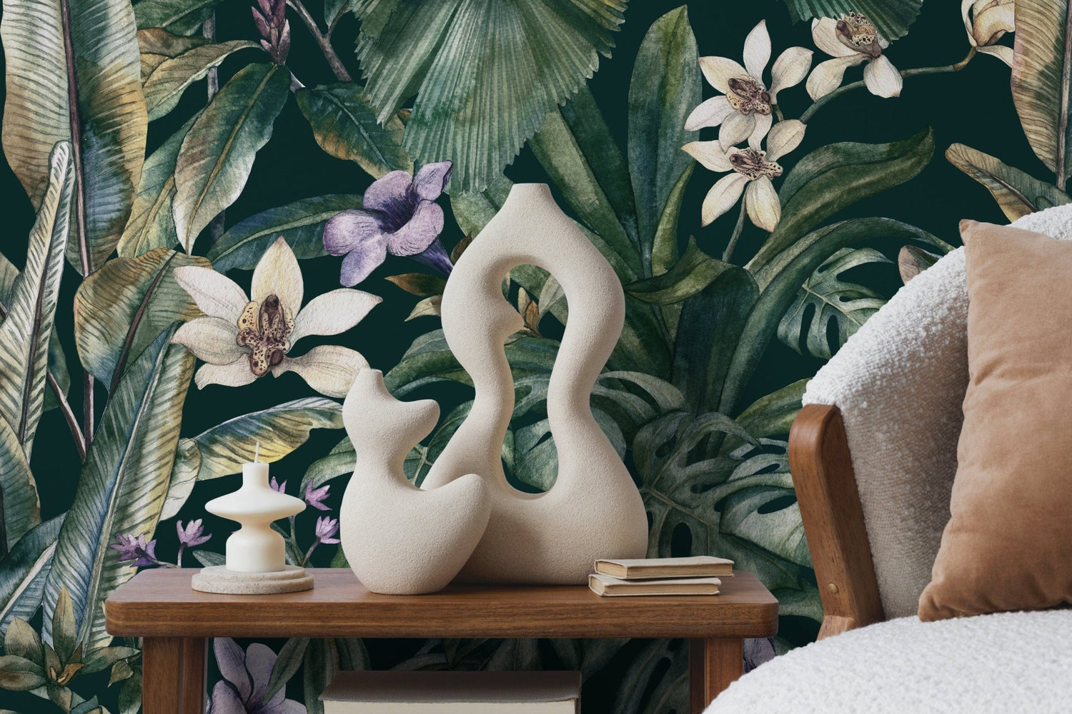 Tropical Serenity Wallpaper - C408 - WallTrend