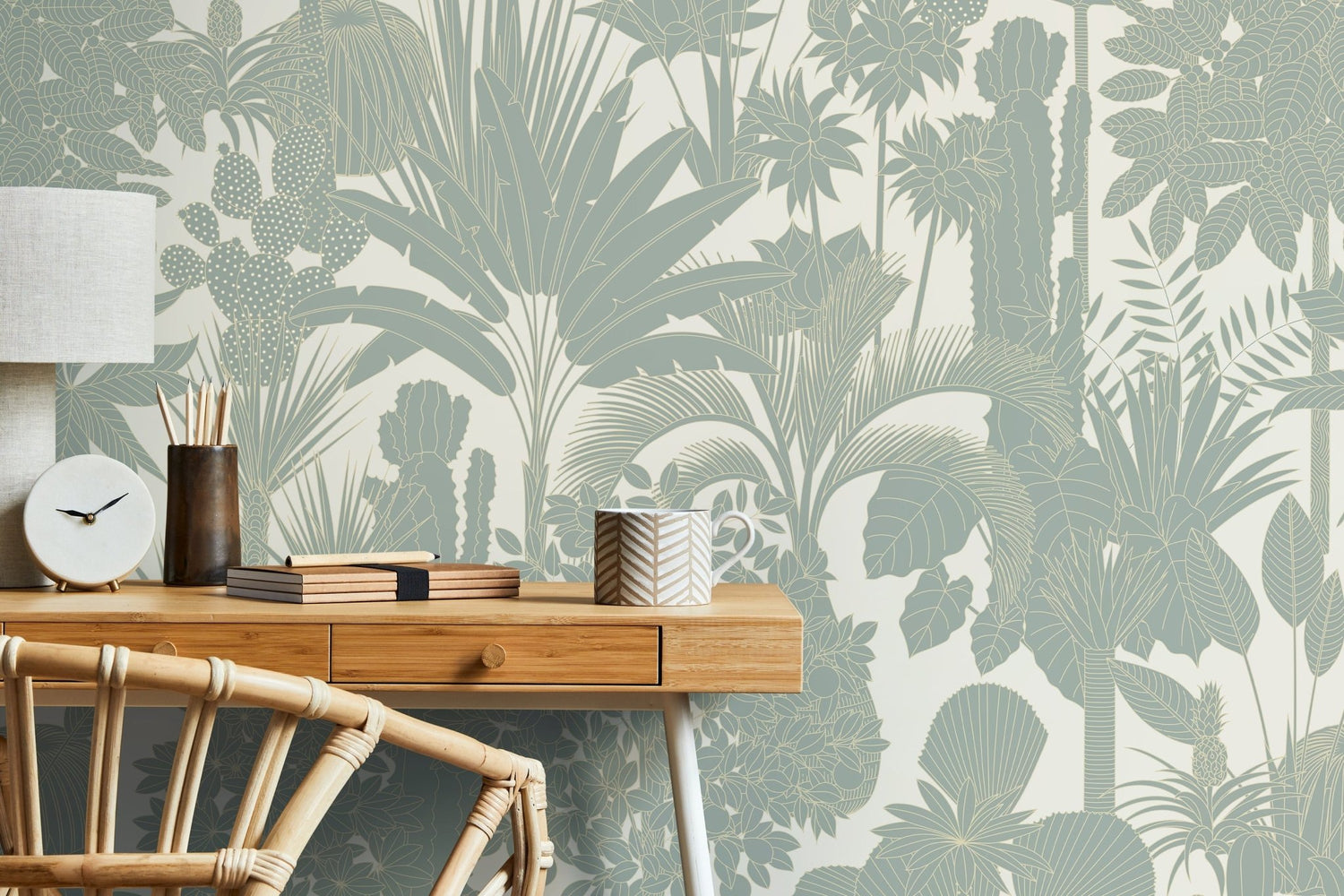 Tropical Serenity Wallpaper - D275 - WallTrend