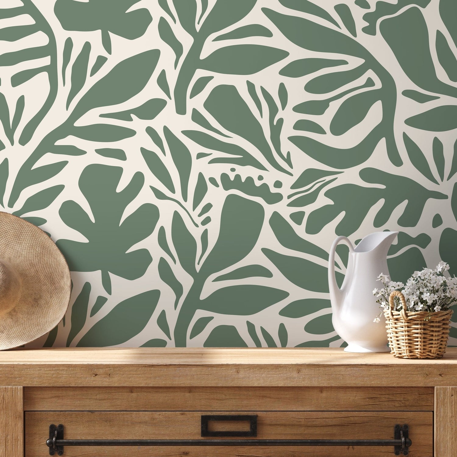 Tropical Serenity Wallpaper - D697 - WallTrend