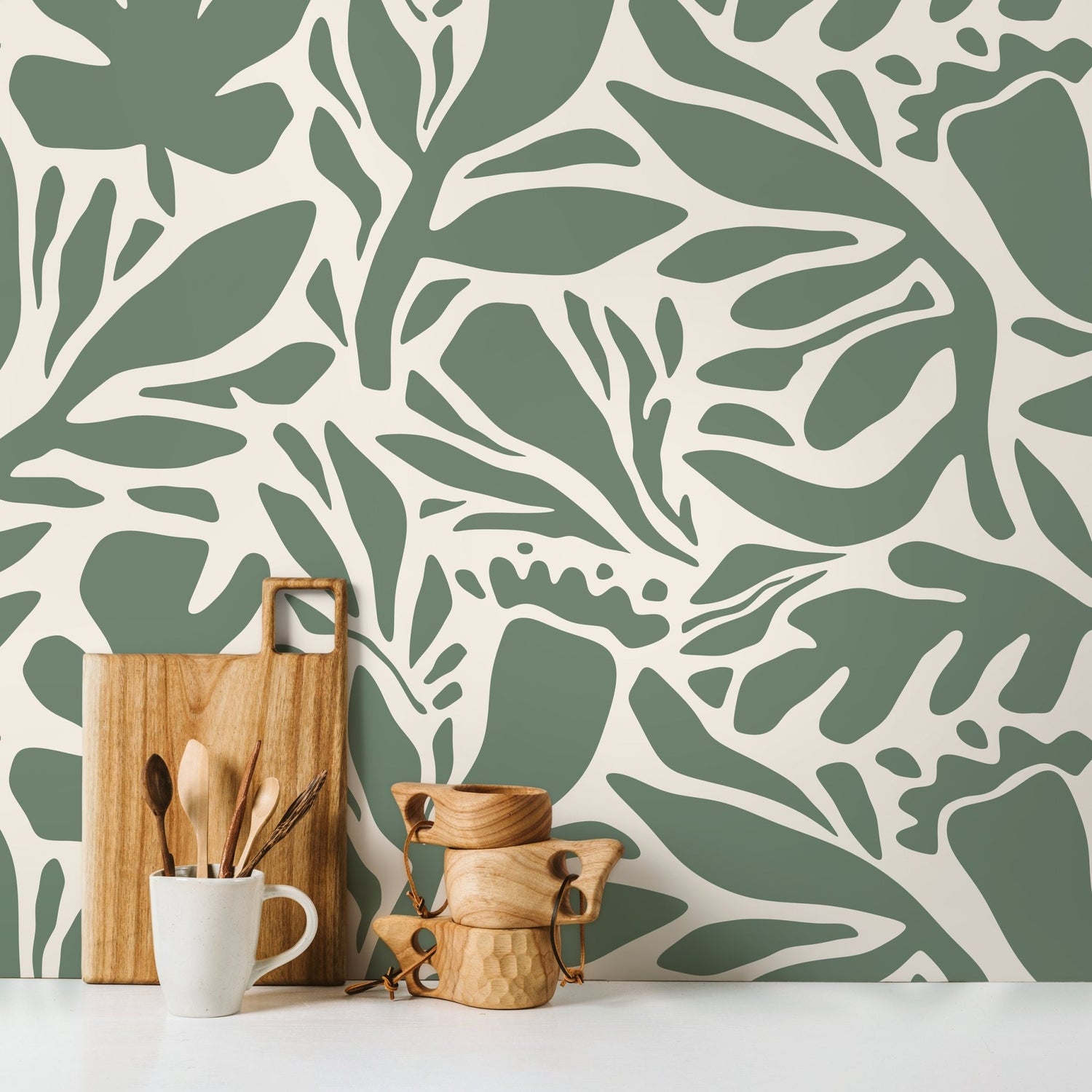 Tropical Serenity Wallpaper - D697 - WallTrend
