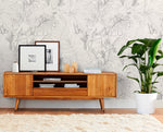 Tropical Sketch Floral Wallpaper - C095 - WallTrend