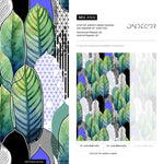 Tropical Wallpaper Banana Leaf Wallpaper Peel and Stick and Traditional Wallpaper - A502 - WallTrend