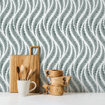Undulating Waves Wallpaper - C526 - WallTrend