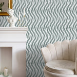 Undulating Waves Wallpaper - C526 - WallTrend