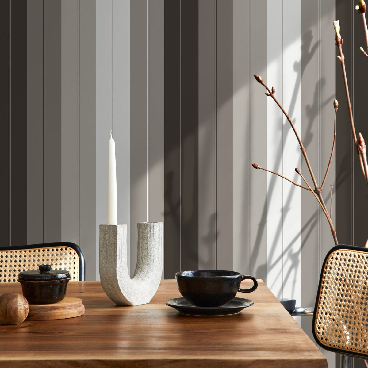 Vertical Striped Wallpaper Modern Wallpaper Peel and Stick and Traditional Wallpaper - D807 - WallTrend