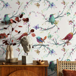 Vibrant Avian Paradise Wallpaper - A061 - WallTrend