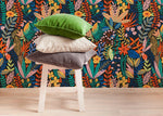 Vibrant Botanical Extravaganza Wallpaper - B902 - WallTrend