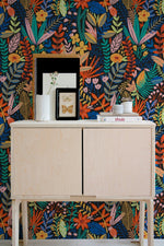 Vibrant Botanical Extravaganza Wallpaper - B902 - WallTrend