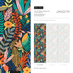 Vibrant Botanical Extravaganza Wallpaper - B902 - WallTrend