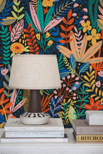 Vibrant Botanical Extravaganza Wallpaper - B902 - WallTrend