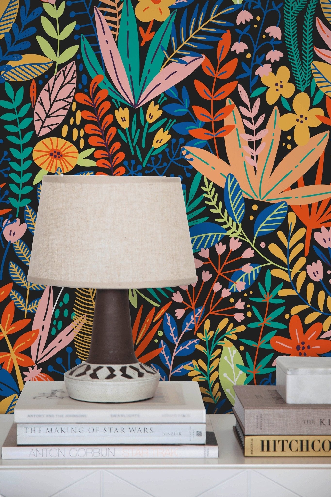 Vibrant Botanical Extravaganza Wallpaper - B902 - WallTrend