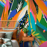 Vibrant Botanical Foliage Wallpaper - C346 - WallTrend