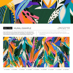 Vibrant Botanical Foliage Wallpaper - C346 - WallTrend