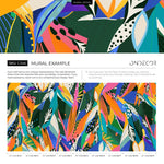 Vibrant Botanical Foliage Wallpaper - C346 - WallTrend