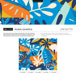 Vibrant Botanical Mix Wallpaper - C393 - WallTrend