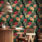 Vibrant Cactus Blossom Wallpaper - A913 - WallTrend