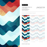 Vibrant Chevron Wallpaper - A054 - WallTrend