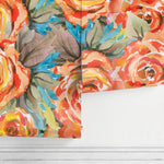 Vibrant Floral Bouquet Wallpaper - A103 - WallTrend