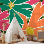 Vibrant Floral Explosion Wallpaper - C133 - WallTrend