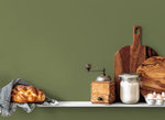 Vibrant Green Solid Color Wallpaper - D474 - WallTrend