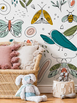 Vibrant Nature Illustrations Wallpaper - B982 - WallTrend