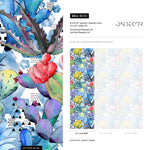 Vibrant Tropical Botanical Mix Wallpaper - B010 - WallTrend