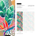 Vibrant Tropical Escape Wallpaper - A869 - WallTrend