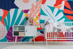 Vibrant Tropical Extravaganza Wallpaper - C086 - WallTrend