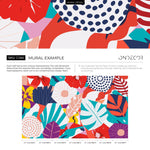 Vibrant Tropical Extravaganza Wallpaper - C086 - WallTrend