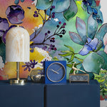 Vibrant Watercolor Floral Wallpaper - B064 - WallTrend