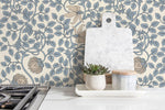 Vine and Lion Wallpaper - D506 - WallTrend