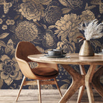 Vintage Floral Elegance Wallpaper - A922 - WallTrend