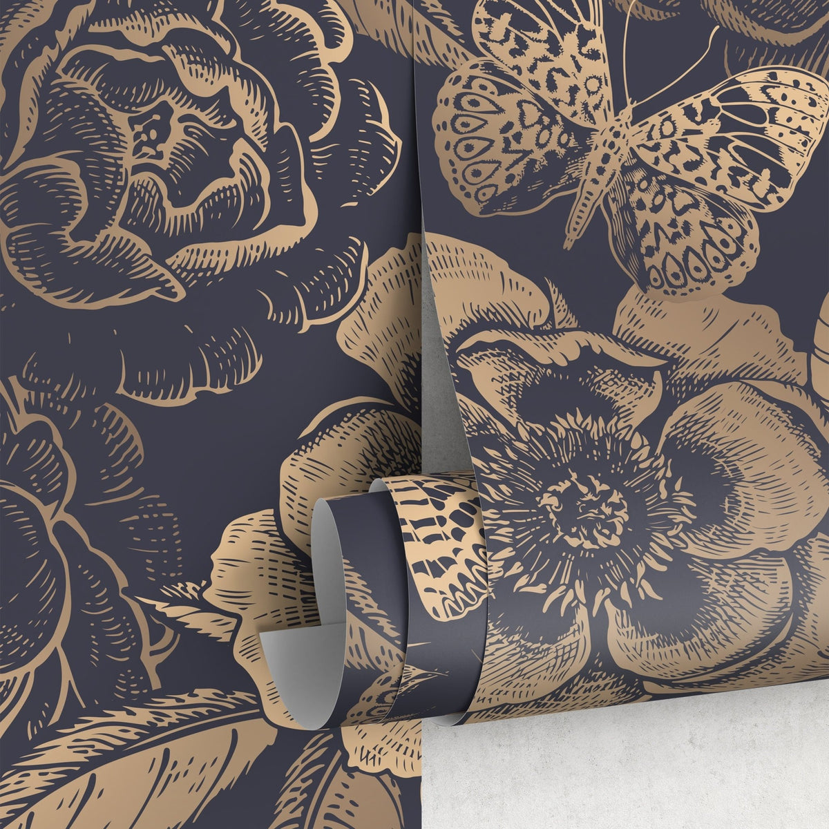 Vintage Floral Elegance Wallpaper - A922 - WallTrend