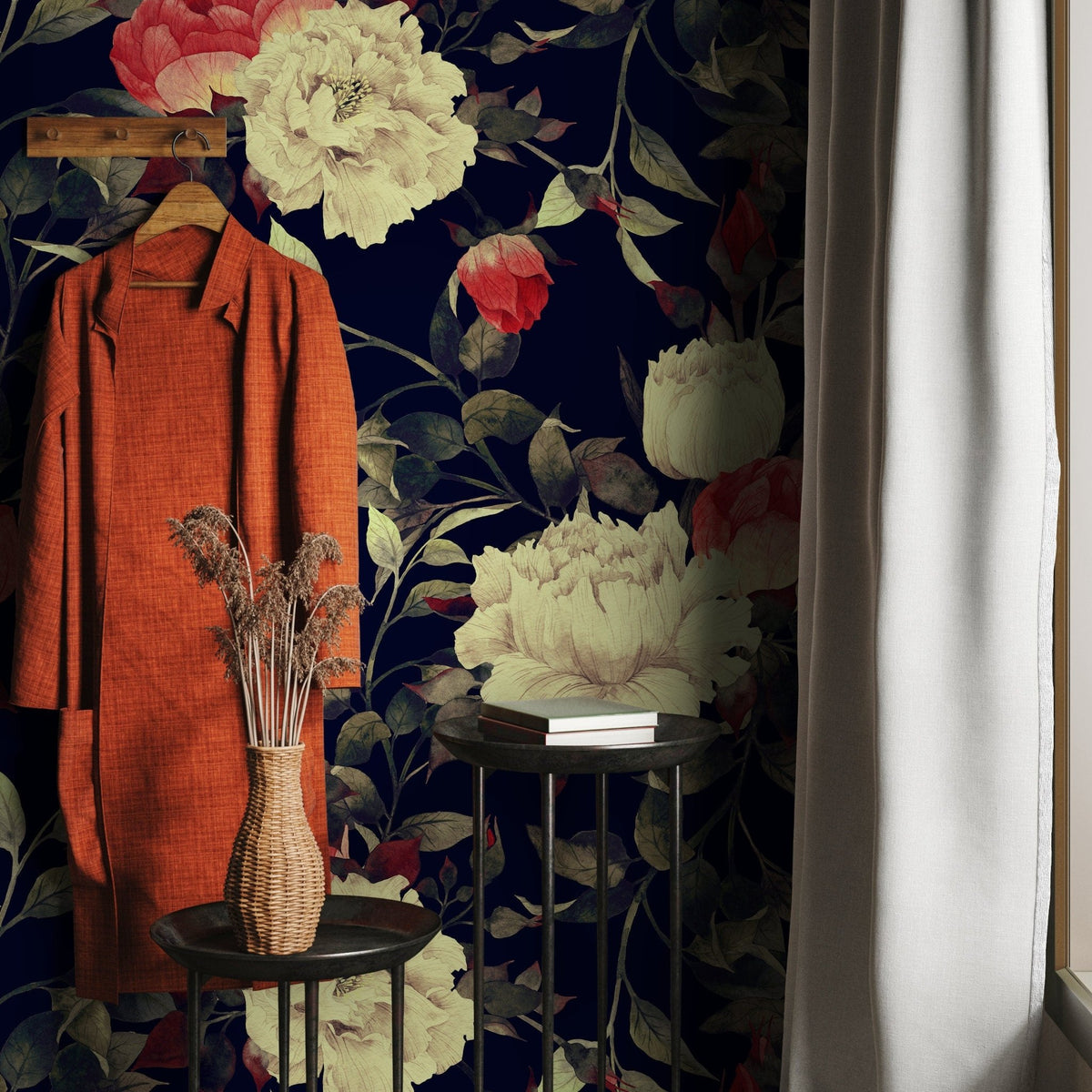 Vintage Floral Elegance Wallpaper - B033 - WallTrend